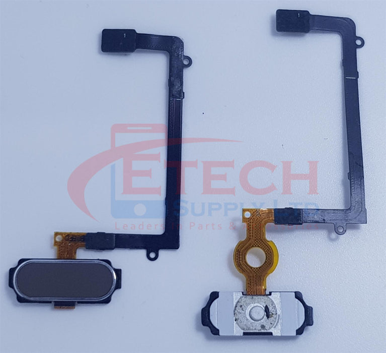 Samsung Galaxy S6 Edge G925F Replacement Home Button With Flex Cable - Gold Platinum