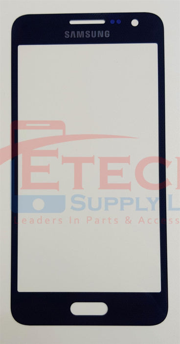 Samsung Galaxy A3 A300F 2015 Replacement Top Glass Without OCA - Midnight Black