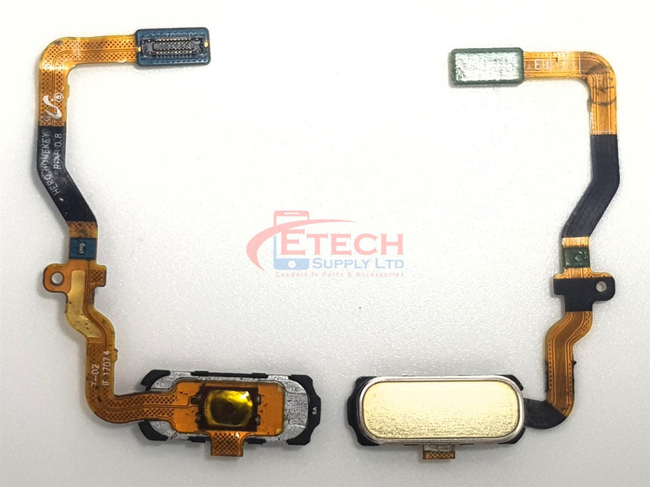 Samsung Galaxy S7 G930F Replacement Home Button Flex - Gold Platinum
