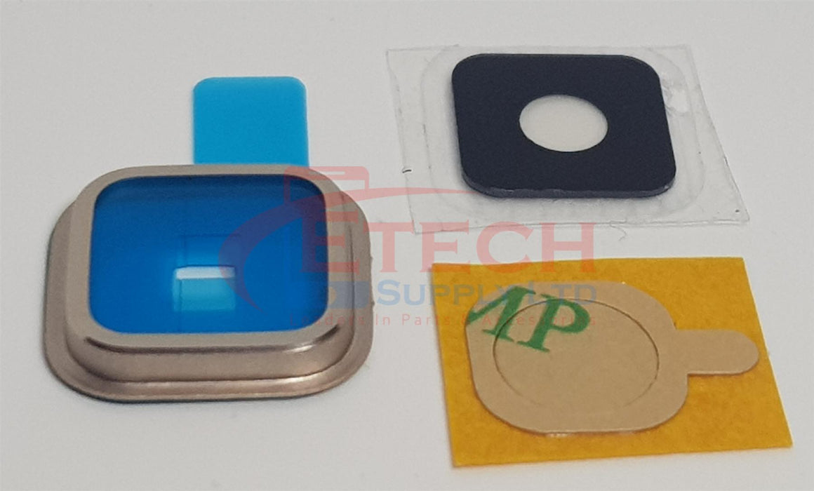 Samsung Galaxy S5 G900F Replacement Rear Camera Ring With Lens & Adhesive - Gold