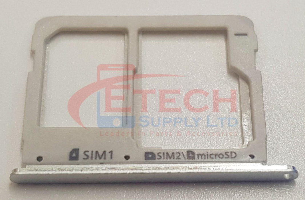 Samsung Galaxy A3 A310F 2016 Replacement Sim And SD Card Tray - Silver