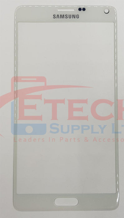 Samsung Galaxy Note 4 N910F Replacement Top Glass Without OCA - Frosted White