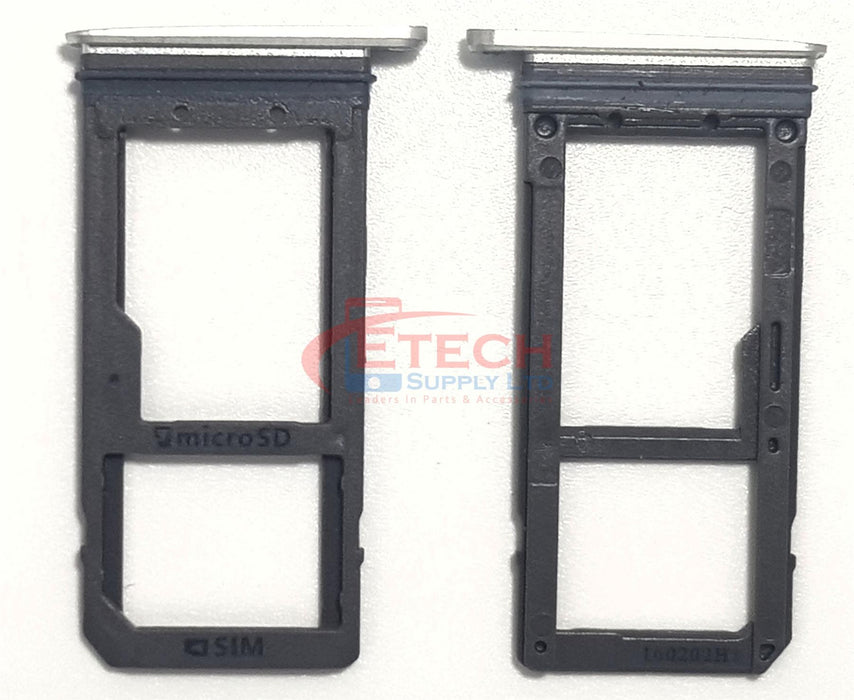 Samsung Galaxy S7 G930F Replacement Sim / SD Card Tray - Silver Titanium