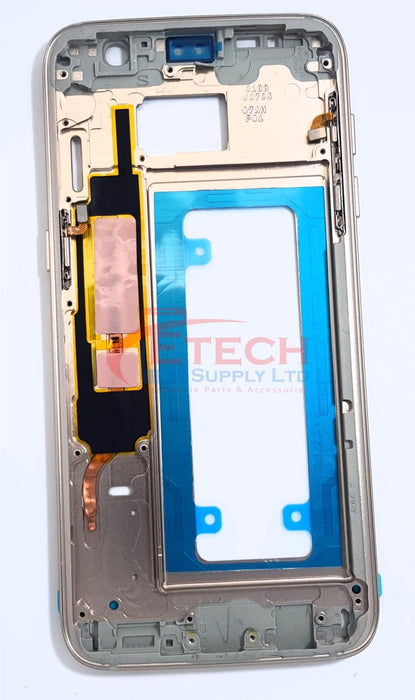 Samsung Galaxy S7 Edge G935F Replacement Frame With Small Parts - Coral Blue