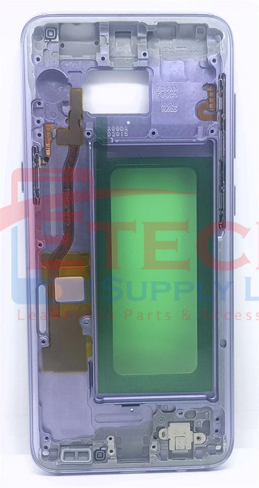 Samsung Galaxy S8 G950F Replacement Mid Housing Frame With Small Parts - Orchid Grey
