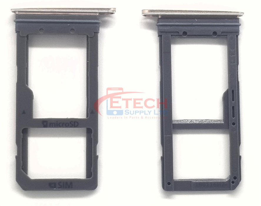 Samsung Galaxy S7 Edge G935F Replacement Sim / SD Card Tray - Gold Platinum