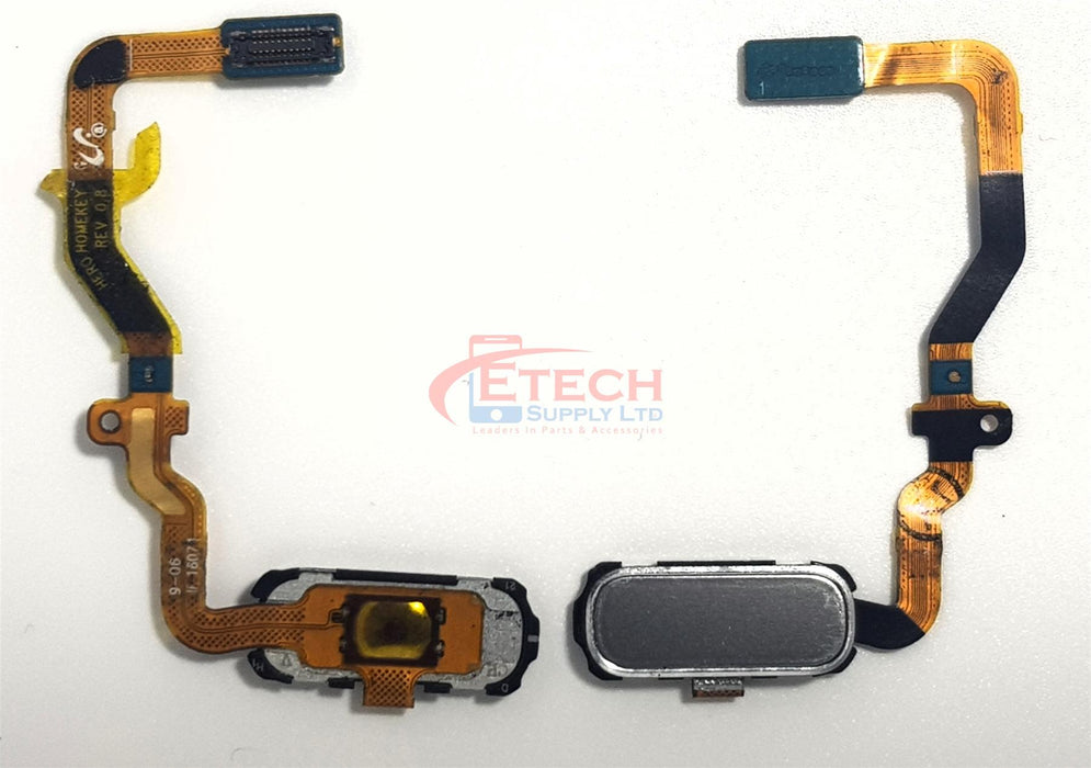 Samsung Galaxy S7 G930F Replacement Home Button Flex - Silver Titanium