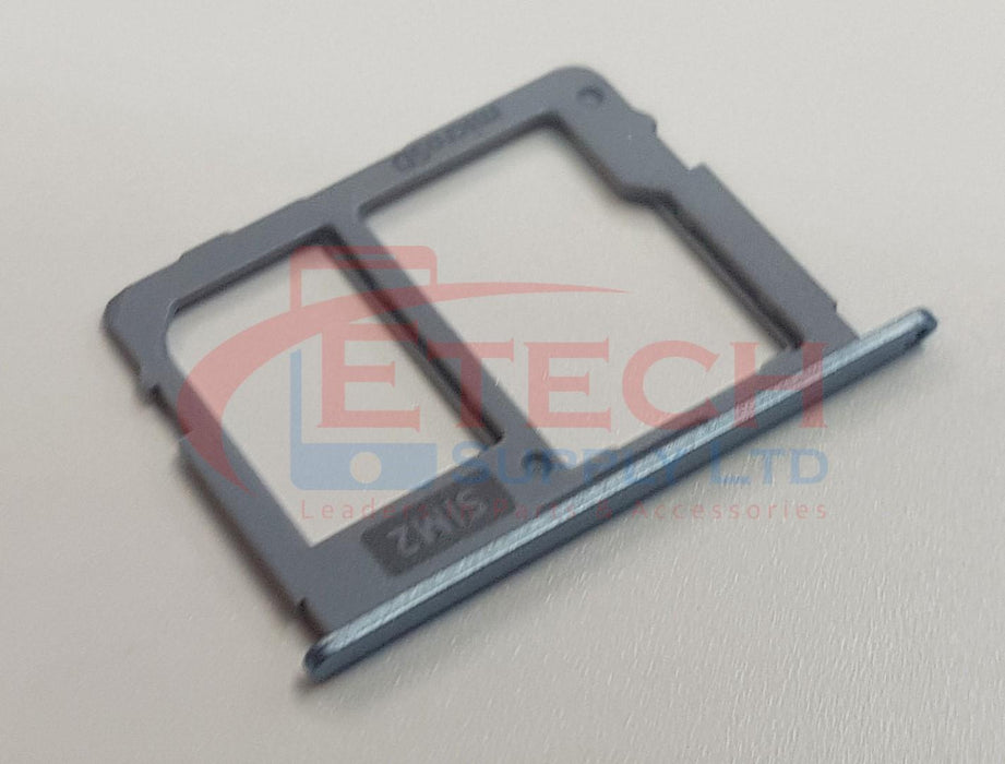 Samsung Galaxy J5 J530F 2017 Replacement SIM 2 & SD Card Tray Holder - Blue