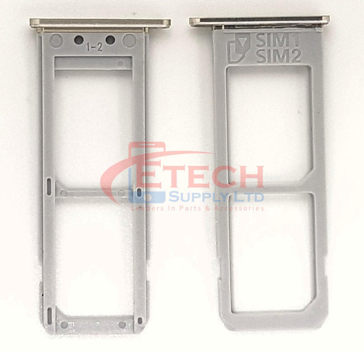 Samsung Galaxy S6 Edge Plus G928F Replacement Dual Sim Tray - Gold