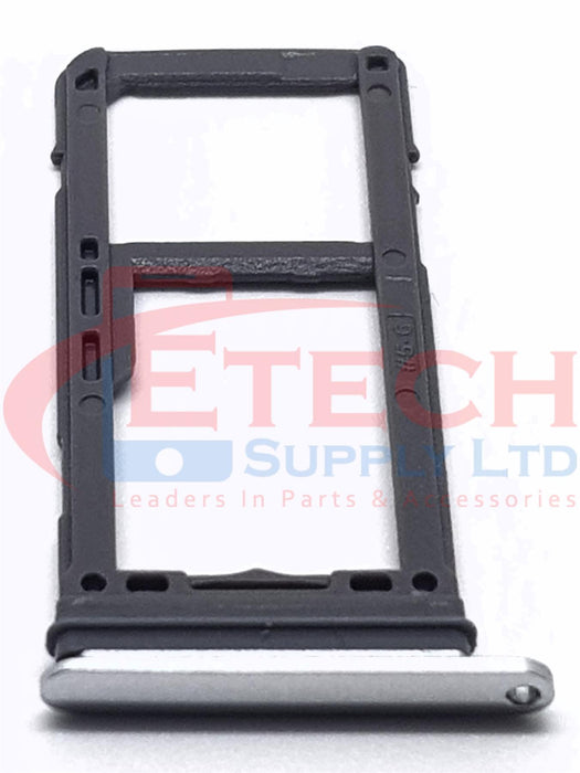 Samsung Galaxy S8 G950F / S8 Plus G955F Replacement Dual Sim / SD Card Tray - Artic Silver