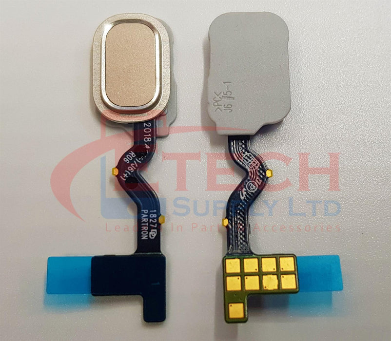 Samsung Galaxy J6 J600F 2018 Replacement Fingerprint Reader / Scanner Button - Gold