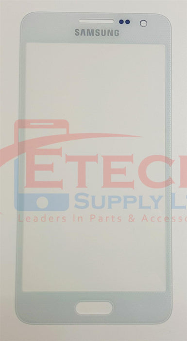 Samsung Galaxy A3 A300F 2015 Replacement Top Glass Without OCA - Pearl White