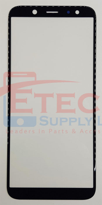 Samsung Galaxy A6 2018 A600F Replacement Top Glass Without OCA - Black