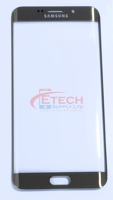 Samsung Galaxy S6 Edge Plus G928F Replacement Top Glass Without OCA - Gold Platinum