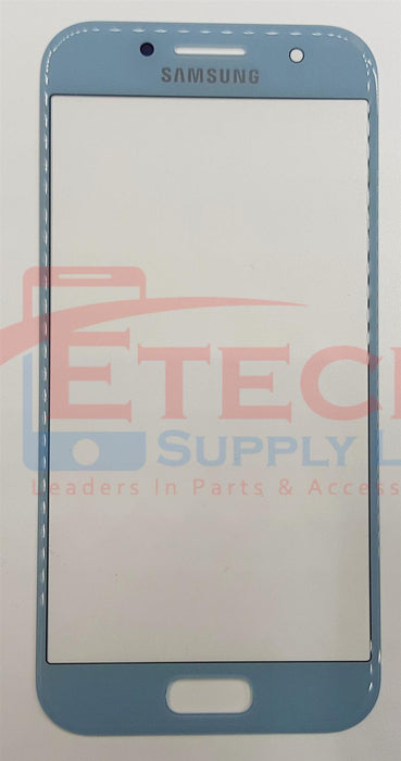 Samsung Galaxy A3 A320F 2017 Replacement Top Glass Without OCA - Blue Mist