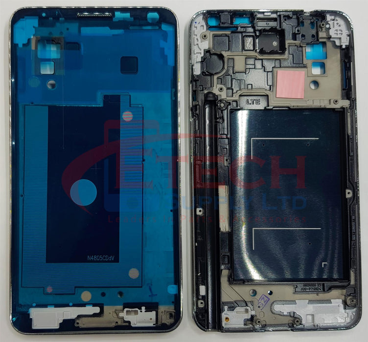 Samsung Galaxy Note 3 N9000 Replacement Mid-Frame Housing - Silver
