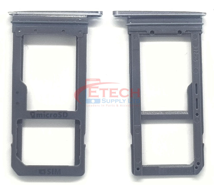 Samsung Galaxy S7 Edge G935F Replacement Sim / SD Card Tray - Coral Blue
