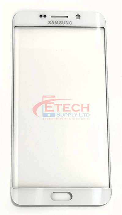 Samsung Galaxy S6 Edge Plus G928F Replacement Top Glass Without OCA - White Pearl
