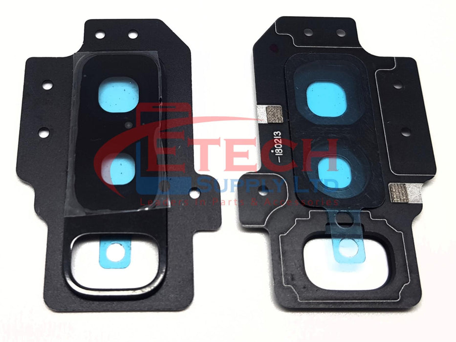 Samsung Galaxy S9 Plus G965F Replacement Rear Camera Ring With Lens & Adhesive - Midnight Black