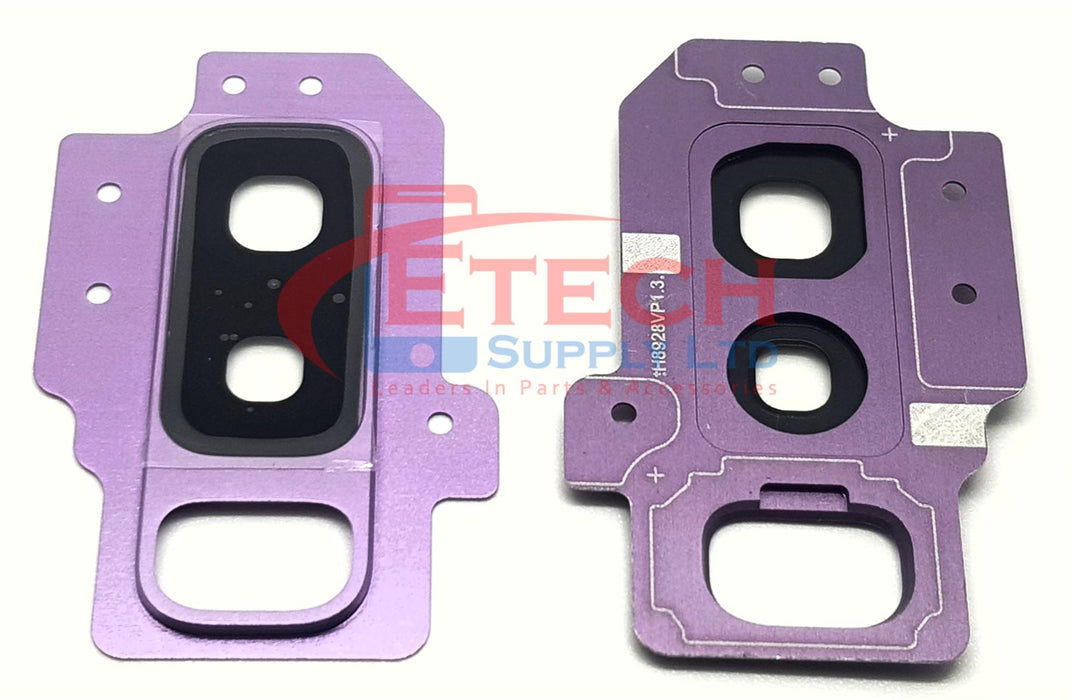 Samsung Galaxy S9 Plus G965F Replacement Rear Camera Ring With Lens & Adhesive - Lilac Purple