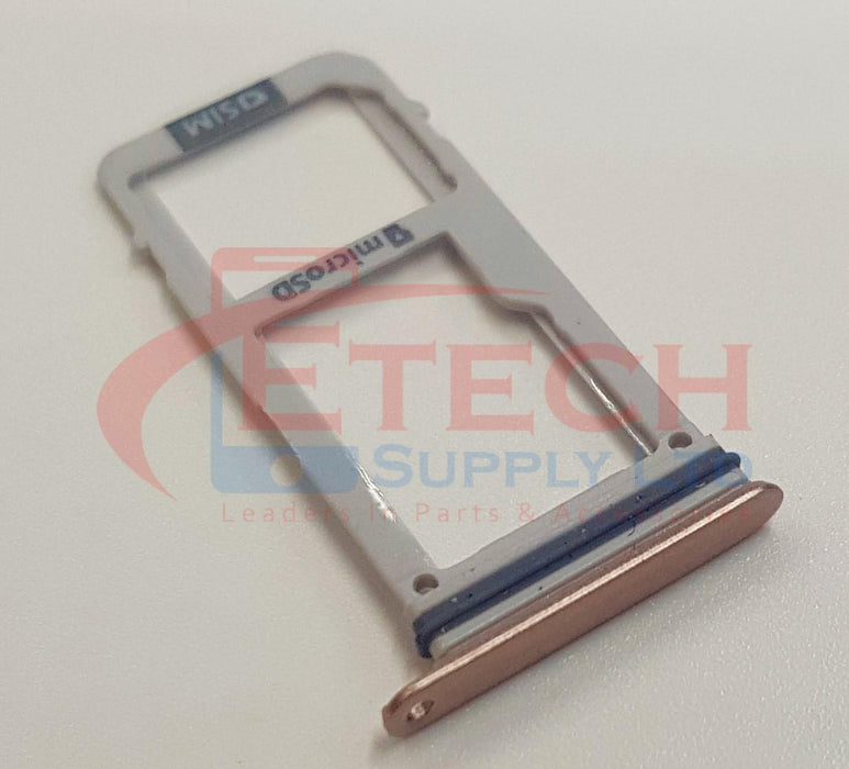 Samsung Galaxy A3 A320F 2017 Replacement SIM & SD Card Tray - Peach Cloud