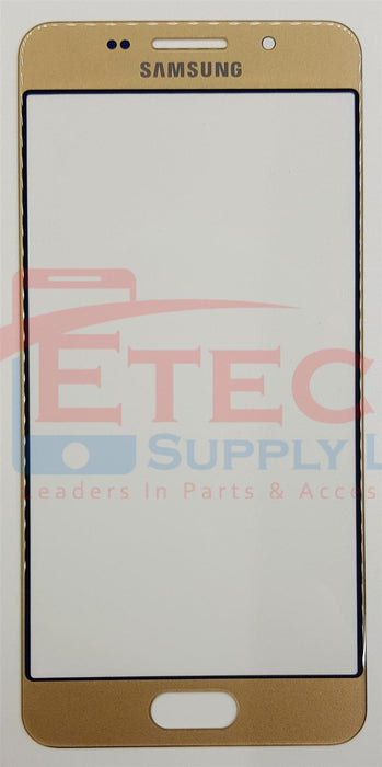 Samsung Galaxy A3 A310F 2016 Replacement Top Glass Without OCA - Gold