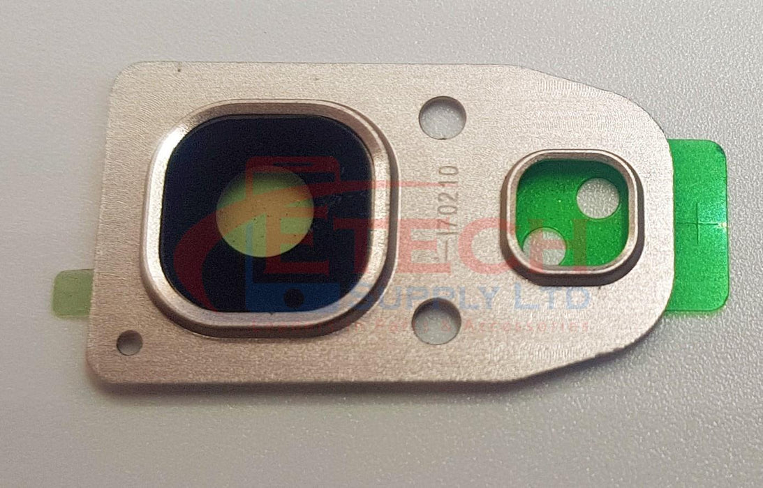 Samsung Galaxy A3 A320F 2017 Replacement Rear Camera Ring With Lens & Adhesive - Gold Sand