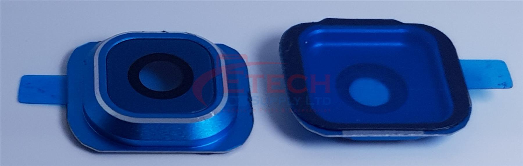 Samsung Galaxy S6 G920F Replacement Rear Camera Ring With Lens & Adhesive - Blue Topaz
