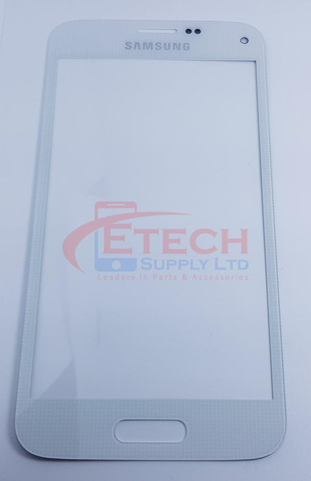 Samsung Galaxy S5 Mini G800F Replacement Top Glass Without OCA - Shimmery White