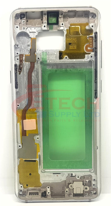 Samsung Galaxy S8 G950F Replacement Mid Housing Frame With Small Parts - Arctic Silver