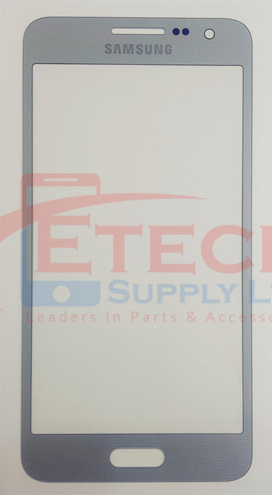 Samsung Galaxy A3 A300F 2015 Replacement Top Glass Without OCA - Platinum Silver