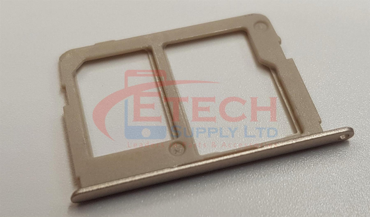 Samsung Galaxy J3 J330F 2017 Replacement Sim 2 & SD Card Tray Holder - Gold