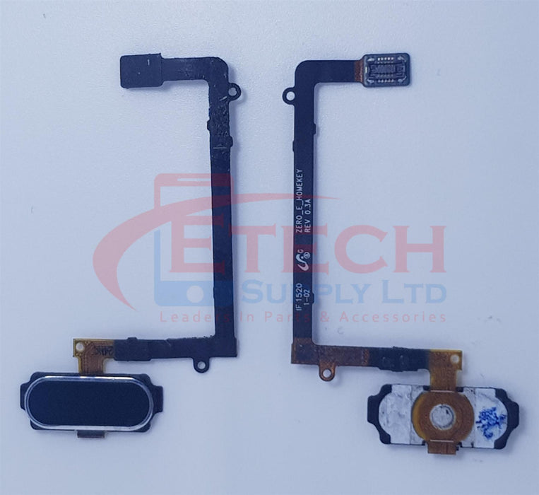 Samsung Galaxy S6 Edge G925F Replacement Home Button With Flex Cable - Green Emerald