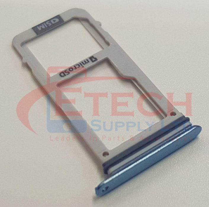 Samsung Galaxy A3 A320F 2017 Replacement SIM & SD Card Tray - Blue Mist