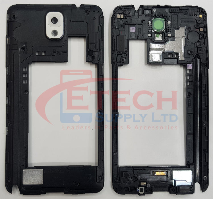 Samsung Galaxy Note 3 N9000 Replacement Rear Chassis With Speaker & Camera Lens - White