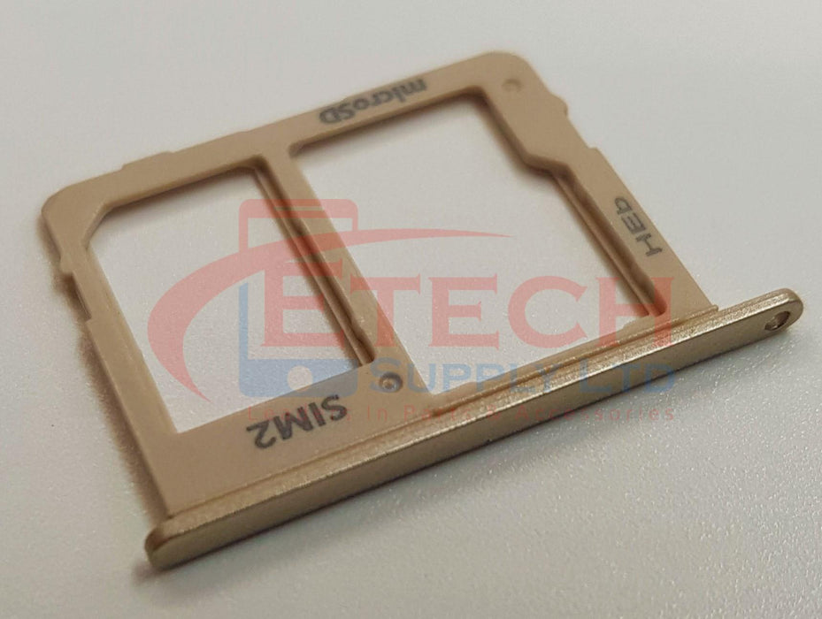 Samsung Galaxy J6 J600F 2018 Replacement SIM 2 & SD Card Tray Holder - Gold