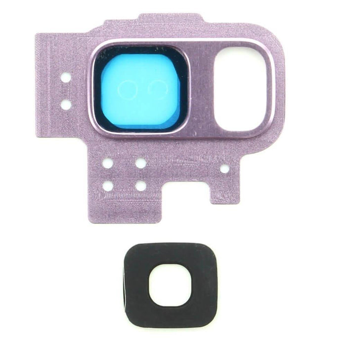 Samsung Galaxy S9 G960F Replacement Rear Camera Ring With Lens & Adhesive - Lilac Purple