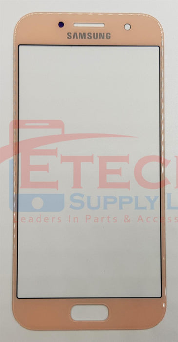 Samsung Galaxy A3 A320F 2017 Replacement Top Glass Without OCA - Peach Cloud