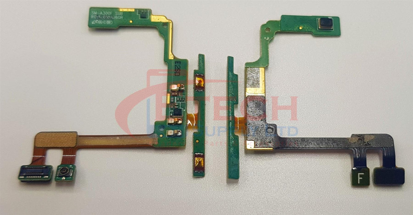 Samsung Galaxy A3 A300F 2015 Replacement Volume Button Flex with Noise Cancelling Microphone Flex