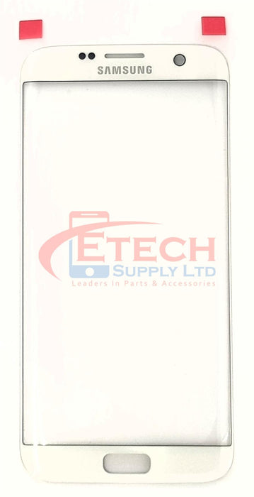 Samsung Galaxy S7 Edge G935F Replacement Top Glass Without OCA - White Pearl