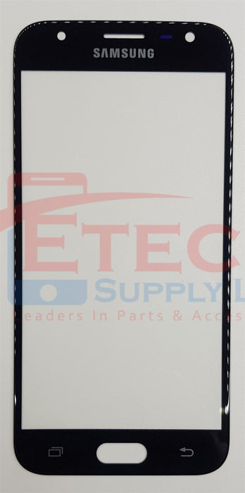 Samsung Galaxy J3 J330F 2017 Replacement Top Glass Without OCA - Black