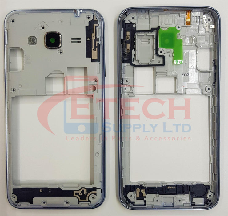Samsung Galaxy J3 J320FN 2016 Replacement Bezel Surround With Lens - Grey