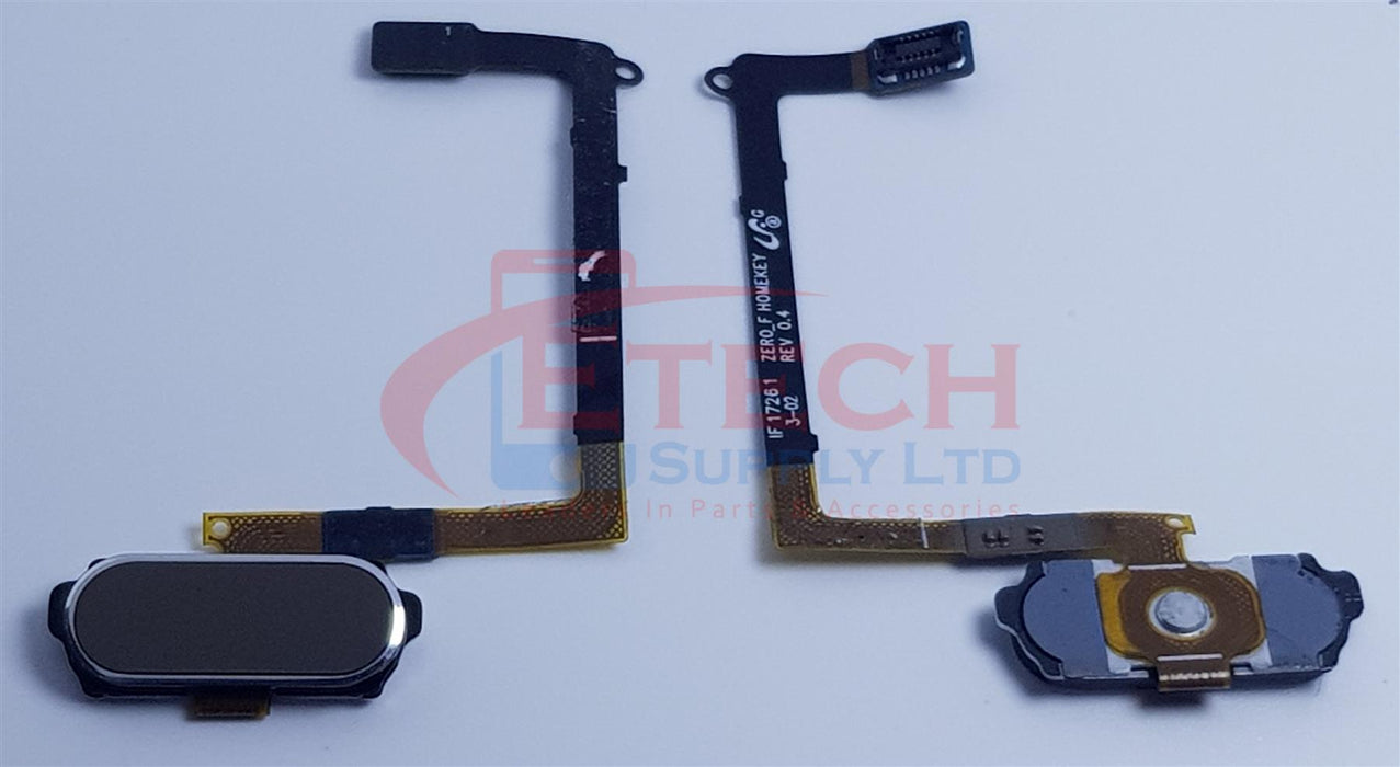 Samsung Galaxy S6 G920F Replacement Home Button With Flex Cable - Gold Platinum