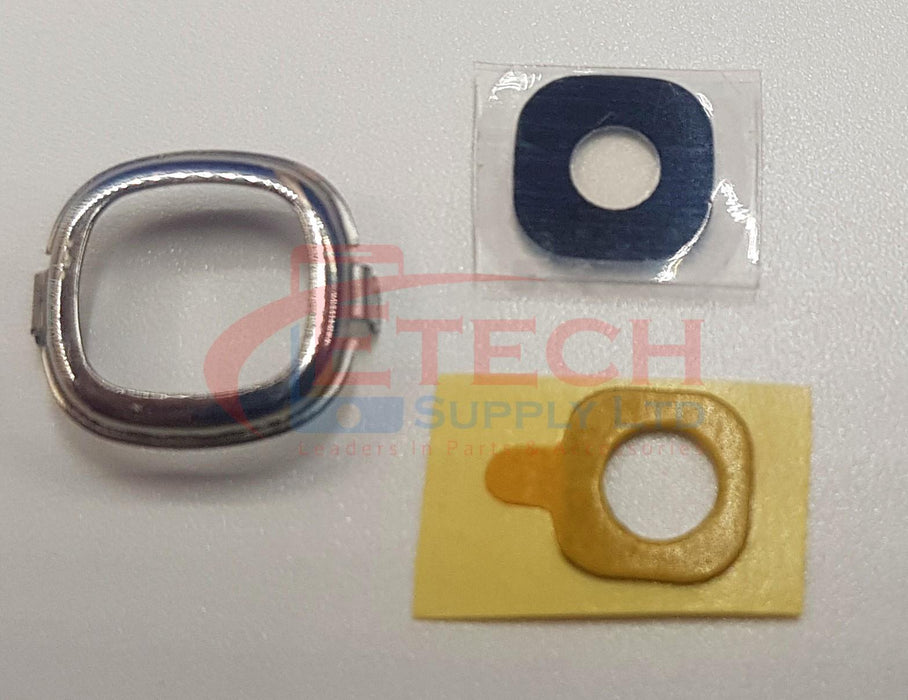 Samsung Galaxy Note 2 N7100 Replacement Rear Camera Ring With Lens & Adhesive - Silver