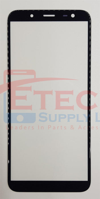 Samsung Galaxy J6 J600F 2018 Replacement Top Glass With OCA - Black