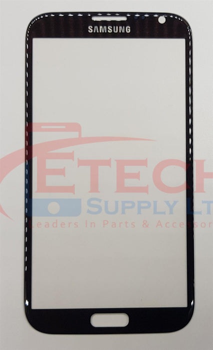 Samsung Galaxy Note 2 N7100 Replacement Top Glass Without OCA - Titanium Grey