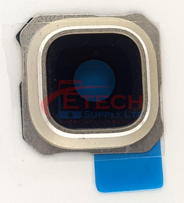 Samsung Galaxy S6 Edge Plus G928F Replacement Rear Camera Ring With Lens & Adhesive - Gold Platinum