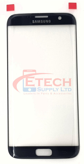 Samsung Galaxy S7 Edge G935F Replacement Top Glass Without OCA - Black Onyx
