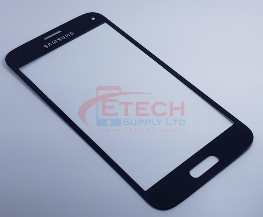Samsung Galaxy S5 Mini  G800F Replacement Top Glass Without OCA - Charcoal Black