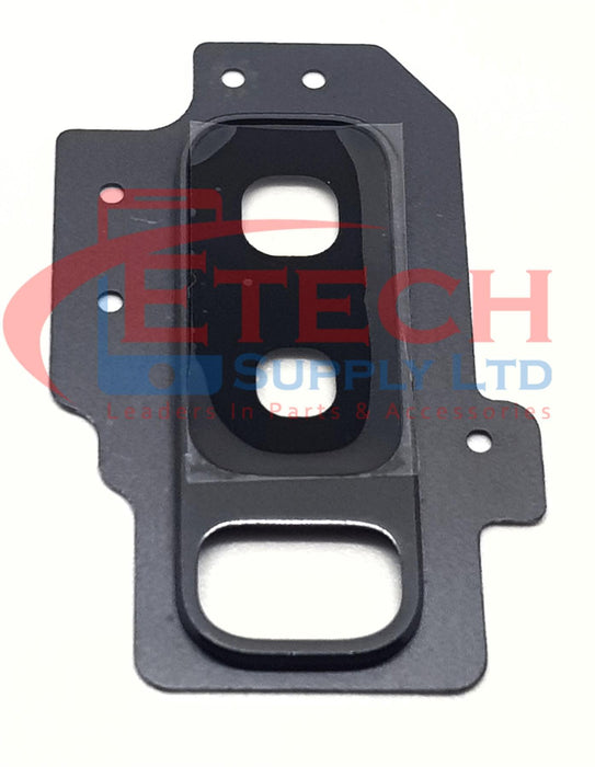 Samsung Galaxy S9 Plus G965F Replacement Rear Camera Ring With Lens & Adhesive - Titanium Grey